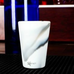 Best reviews of 🎁 Bars Shot Glass - 1.5 Ounce - Silicone (Color Options) ✔️ -BARS Shop silicone shot glass marble scene1 800x