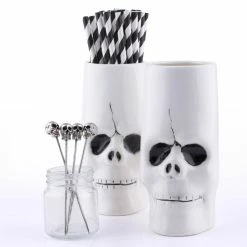 New 😍 Bars Skull Tiki Drinkware Gift Set 😍