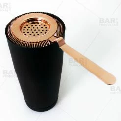 New 🔥 Bars BarConic® No Prong Strainer Long Ridged Handle - Copper 🎁 -BARS Shop str lhridge cop bpc 800 1 800x