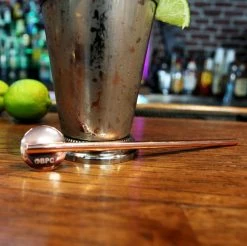 Top 10 ⌛ Bars Olea™ Copper Plated Straw Spoon ⌛ -BARS Shop straw sp cop copper spoon straw bar julep 2 bpc 800x
