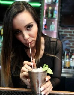 Top 10 ⌛ Bars Olea™ Copper Plated Straw Spoon ⌛ -BARS Shop straw sp cop copper spoon straw use 800x