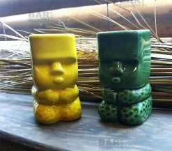 Cheapest ⭐ Bars BarConic® Ceramic Tiki Shots 🧨 -BARS Shop tiki man shot glasses bpc1 800x