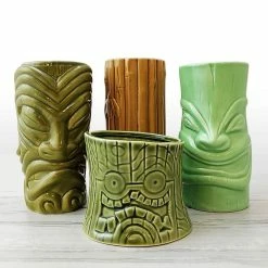 Best deal 👏 Bars Tiki Mugs Drinkware Package 4 - Set Of 4 👍