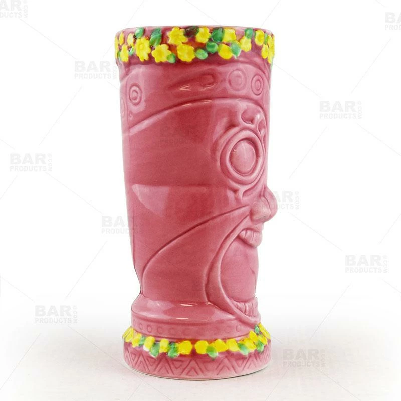 Budget 👍 Bars BarConic® Flower Goddess Tiki Drinkware - Pink - 12oz 🤩 6 Budget 👍 Bars BarConic® Flower Goddess Tiki Drinkware - Pink - 12oz 🤩 - Image 4