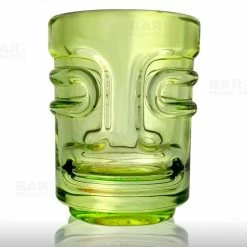 Cheap 🛒 Bars Shot Glasses - Tiki - Set Of 3 - Multicolor 😍 -BARS Shop tiki shot glass green tiki bpc 800 3 800x