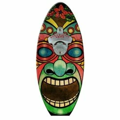 Hot Sale 😉 Bars Carnival Tiki Man Surfboard Wall Mount Bottle Opener 🔔