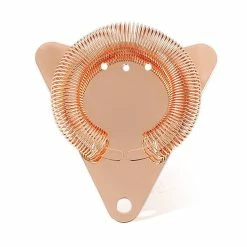 Promo ⭐ Bars BarConic® Copper Plated Triangle Cocktail Strainer 🎁