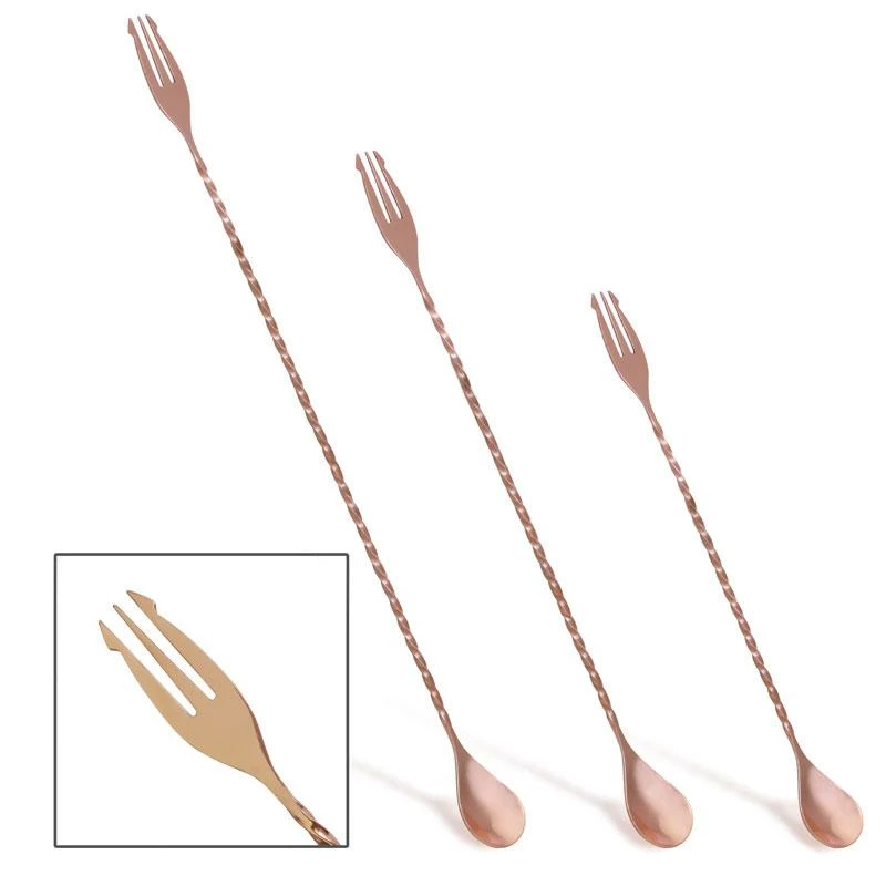 Buy 🎁 Bars BarConic® Copper Bar Spoons - Trident /Fork Tip - Three Lengths Available ⌛ 3 Buy 🎁 Bars BarConic® Copper Bar Spoons - Trident /Fork Tip - Three Lengths Available ⌛