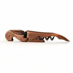 Deals 👏 Bars Copper Plated Double Lever Corkscrew W/ Etched Design 🔔 -BARS Shop twine embellished corkscrew copper bpc 1 800x