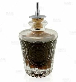 Outlet 🎉 Bars BarConic® Antique Bitters Bottle 4 Ounce - Stainless Steel Dasher Cork ✔️ -BARS Shop vintage bitters bottle ss bpc 1 800x
