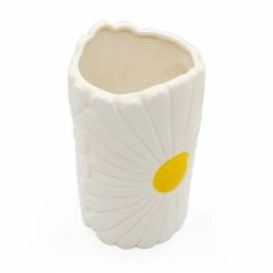 Hot Sale 👍 Bars BarConic® Tiki Daisy - 12 Ounce 😉 -BARS Shop white sunflower tiki mug bs 1 800x