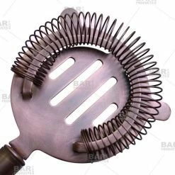 Best Sale ⌛ Bars BarConic® Copper Hawthorne Strainer With Antique Finish 👍 -BARS Shop wire strainer anitique finished 800x